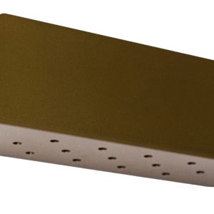 Nordic Design Zlatá kovová nástěnná police Londien 30 cm  - Výška10 cm- Šířka 30 cm