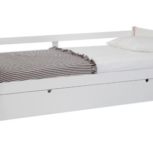 Bílá lakovaná dětská postel Marckeric Kiara 90 x 190 cm  - Šířka98