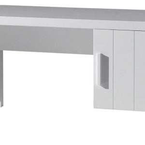 Bílý lakovaný psací stůl Vipack Erik 137 x 70 cm  - Výška75 cm- Šířka 137 cm