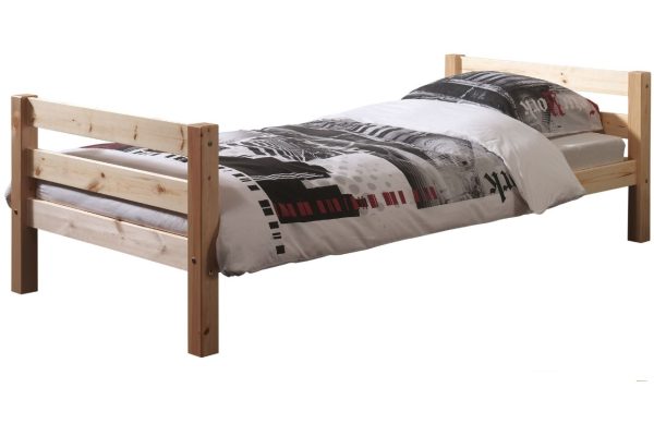 Borovicová postel Vipack Pino 90 x 200 cm  - Výška63 cm- Šířka 209