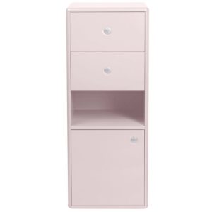 Růžová lakovaná koupelnová skříňka Tom Tailor Color Bath 100 x 40 cm  - Výška100 cm- Šířka 40 cm