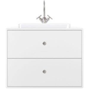 Bílá lakovaná umyvadlová skříňka Tom Tailor Color Bath 62 x 80 cm s umyvadlem  - Výška62 cm- Šířka 80 cm
