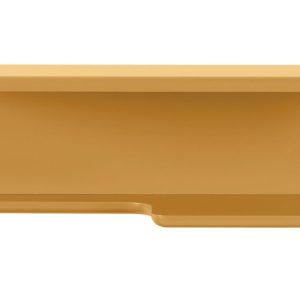 Hořčicově žlutá lakovaná police Tom Tailor Color 60 cm  - Výška20 cm- Šířka 60 cm
