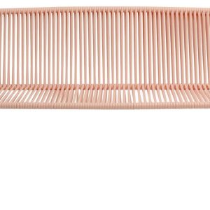 Pedrali Růžová kovová zahradní lavice Tribeca 3666 120 cm  - Výška70 cm- Šířka 120 cm