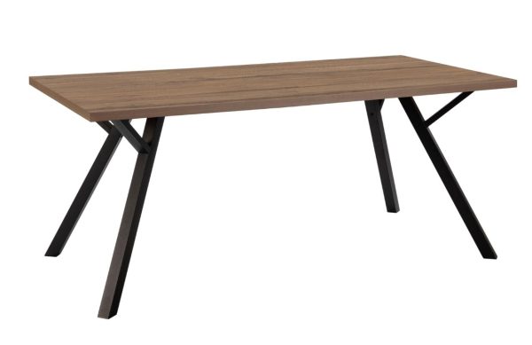 Ořechový jídelní stůl Marckeric Paola 160 x 90 cm  - Výška76 cm- Šířka 160 cm