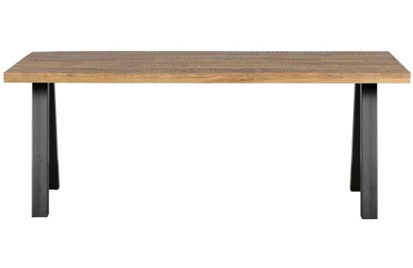 Hoorns Masivní mangový jídelní stůl Melanie 200 x 90 cm  - Výška78 cm- Šířka 200 cm