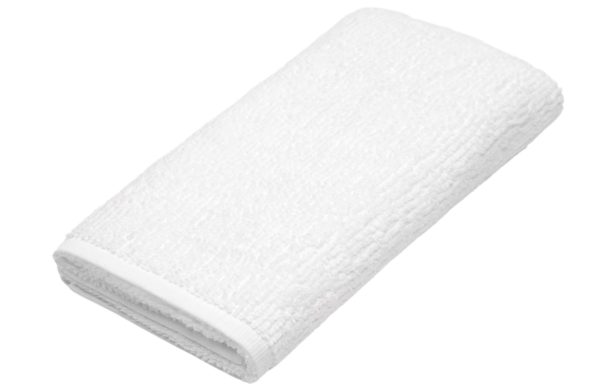 Bílý bavlněný ručník Kave Home Yeni 70 x 140 cm  - Šířka70 cm- Délka 140 cm