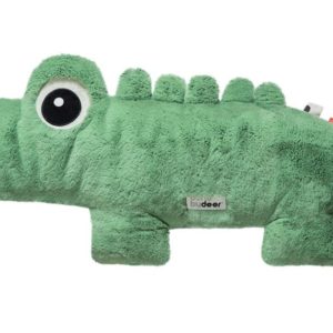 Zelená plyšová dětská hračka Done by Deer Croco 65 cm  - Výška27 cm- Šířka 65 cm