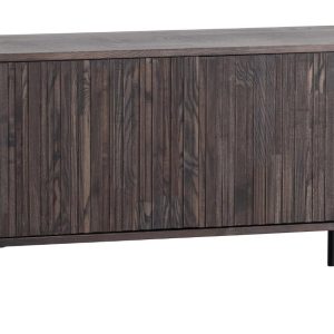 Hoorns Hnědý jasanový TV stolek Gravia 100 x 44 cm  - výška56 cm- šířka 100 cm