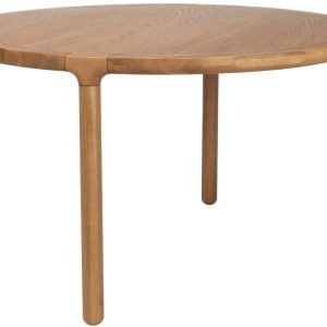 Dubový jídelní stůl ZUIVER STORM 128 cm  - Výška75 cm- Průměr 128 cm