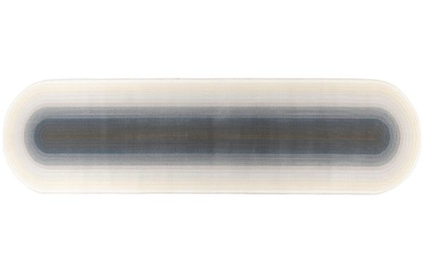 Modro bílý koberec ZUIVER OLYMPIC 67 x 245 cm  - Výška67 cm- Šířka 245 cm