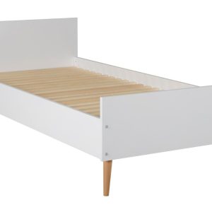 Bílá dětská postel Quax Flow 200 x 90 cm  - Výška65 cm- Šířka 97 cm