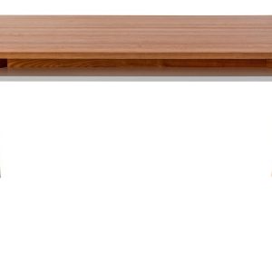 Tmavý dubový jídelní stůl RAGABA ZEEN 140 x 90 cm  - Šířka140 cm- Hloubka 90 cm