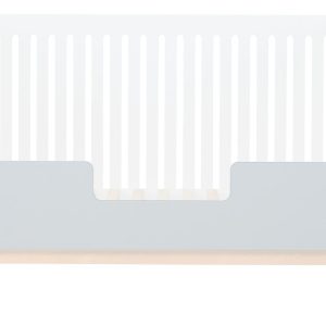 Bílá lakovaná zábrana na dětské postele Quax Mood 140 x 70 cm  - Výška26 cm- Šířka 140 cm