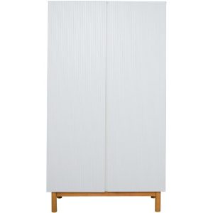 Bílá lakovaná skříň Quax Mood 196 x 110 cm  - Výška196 cm- Šířka 110 cm