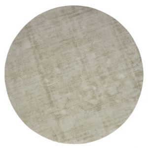 Hoorns Světle zelený koberec Lord Ø 200 cm  - Průměr200 cm- Koberec 100% viskóza