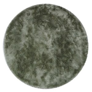 Hoorns Zelený koberec Candy Ø 200 cm  - Průměr200 cm- Tloušťka 1 cm