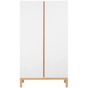 Bílá lakovaná skříň Quax Indigo 198 x 110 cm  - Výška198 cm- Šířka 110 cm
