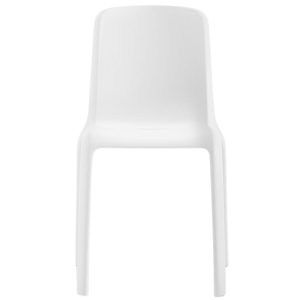 Pedrali Bílá plastová jídelní židle SNOW 300  - Výška80