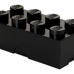 Černý box na svačinu LEGO® Lunch 20 x 10 cm  - Výška7