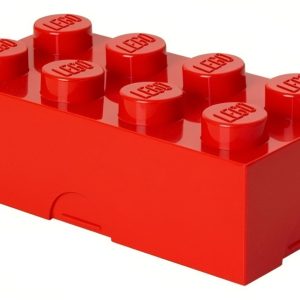 Červený box na svačinu LEGO® Lunch 20 x 10 cm  - Výška7