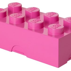 Růžový box na svačinu LEGO® Lunch 20 x 10 cm  - Výška7