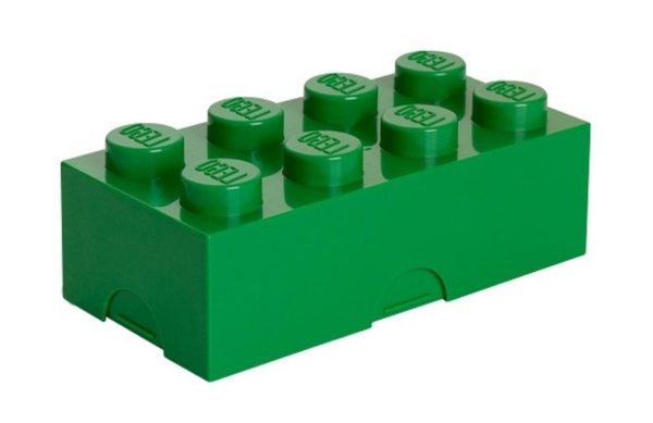 Zelený box na svačinu LEGO® Lunch 20 x 10 cm  - Výška7