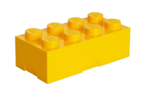 Žlutý box na svačinu LEGO® Lunch 20 x 10 cm  - Výška7