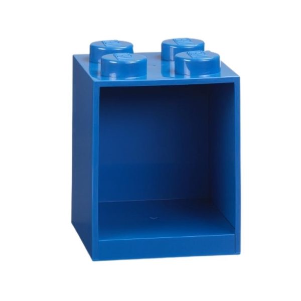 Modrá nástěnná police LEGO® Storage 21 x 16 cm  - Výška21