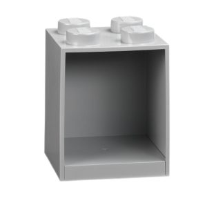 Šedá nástěnná police LEGO® Storage 21 x 16 cm  - Výška21
