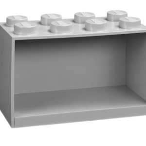 Šedá nástěnná police LEGO® Storage 21 x 32 cm  - Výška21