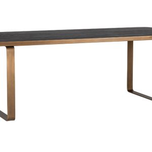 Černý dubový jídelní stůl Richmond Hunter 230 x 95 cm  - výška77 cm- šířka 230 cm