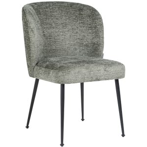 Šedo zelená látková jídelní židle Richmond Fallon  - Výška84 cm- Šířka 50 cm