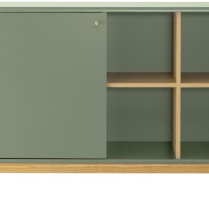 Zelená lakovaná komoda Tom Tailor Color Living 118 x 40 cm  - výška80 cm- šířka 118 cm