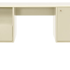 Bílý lakovaný pracovní stůl Tom Tailor Color Living 130 x 50 cm  - výška75 cm- šířka 130 cm