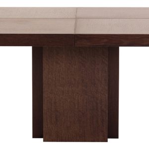Hnědý dřevěný jídelní stůl TEMAHOME Dusk 150 x 150 cm  - Výška76 cm- Šířka 150 cm