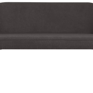 Hoorns Tmavě šedá látková jídelní lavice Tergi 120 cm  - Výška82