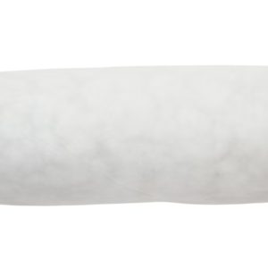 Bílá polyesterová výplň do polštáře Kave Home Fluff 18 x 60 cm  - Délka60 cm- Prlměr 18 cm