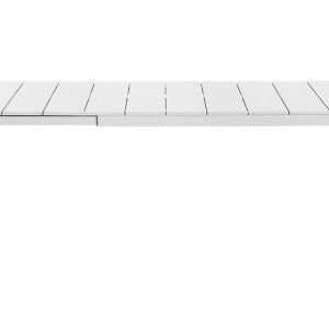 Nardi Bílý hliníkový rozkládací zahradní stůl Rio 140/210 x 85 cm  - Výška75 cm- Šířka 140/210 cm
