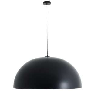 Nordic Design Černo měděné závěsné světlo Darly 70 cm  - Výška115cm- Průměr 70 cm