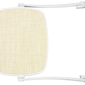Nardi Béžovo-bílá látková sluneční clona na lehátko Omega  - Výška69 cm- Šířka 53 cm