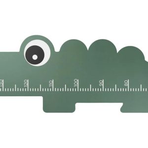 Zelený závěsný metr Done by Deer Croco 88 cm  - Výška88 cm- Šířka 32 cm