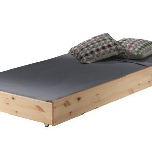 Přírodní borovicová zásuvka k posteli Vipack Pino 195 x 90 cm  - Výška19