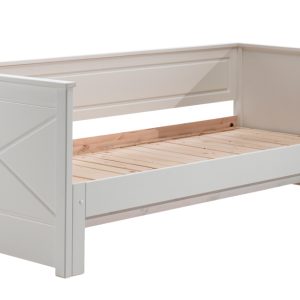 Bílá borovicová rozkládací postel Vipack Pino Scott 90/180 x 200 cm  - Výška80