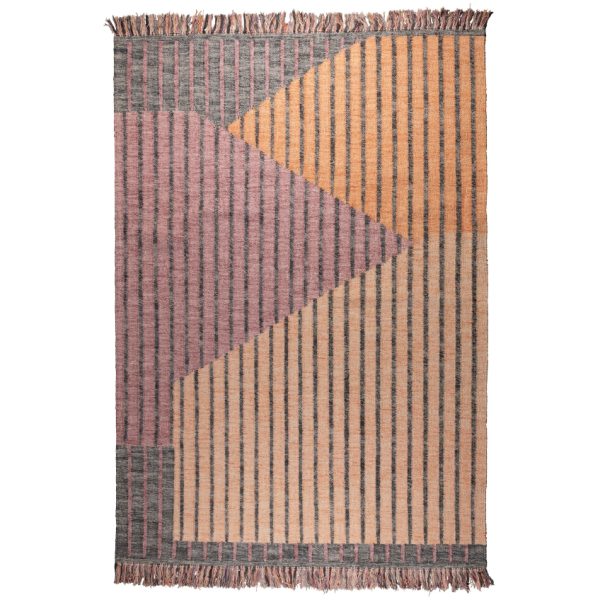 Oranžovo-růžový bavlněný koberec DUTCHBONE HAMPTON 200 x 300 cm  - Šířka200 cm- Délka 300 cm