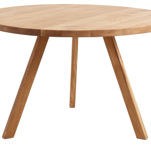 Nordic Design Přírodní masivní jídelní stůl Tree 120 cm  - Průměr120 cm- Výška 73 cm