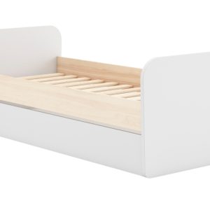 Bílá lakovaná dětská postel Marckeric Esteban II. 90 x 190 cm  - Výška65 cm- Šířka 205