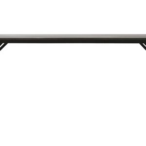 House Doctor Černý mangový skládací jídelní stůl Party 180 x 80 cm  - Výška74 cm- Šířka 180 cm