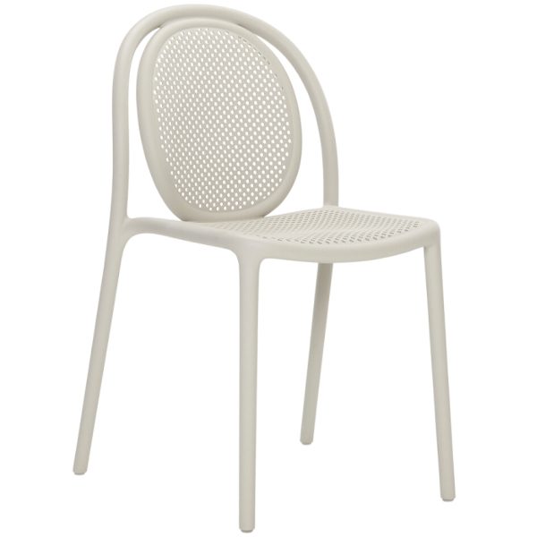 Pedrali Béžová plastová jídelní židle Remind 3730  - Výška82 cm- Šířka 49 cm