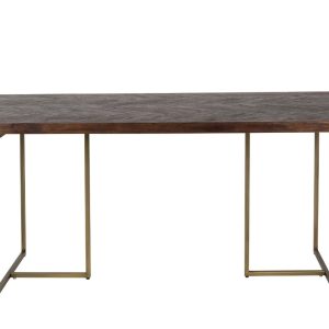 Hnědý dřevěný jídelní stůl DUTCHBONE Class 180 x 90 cm  - Výška75 cm- Šířka 180 cm